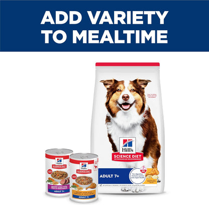 Authentic Hill's Science Diet imported senior canned dog food multi pack.