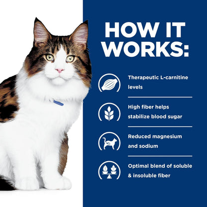 Hill's Prescription Diet w/d Multi-Benefit Digestive/Weight/Glucose/Urinary Management Dry Cat Food, Chicken, 4 lb. Bag - Image 9