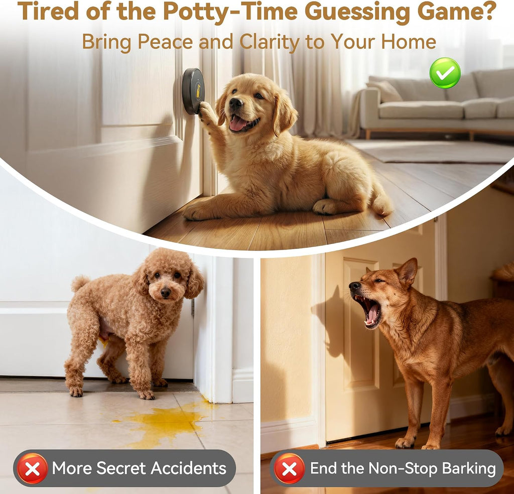 Close up of touch sensitive button for dog training