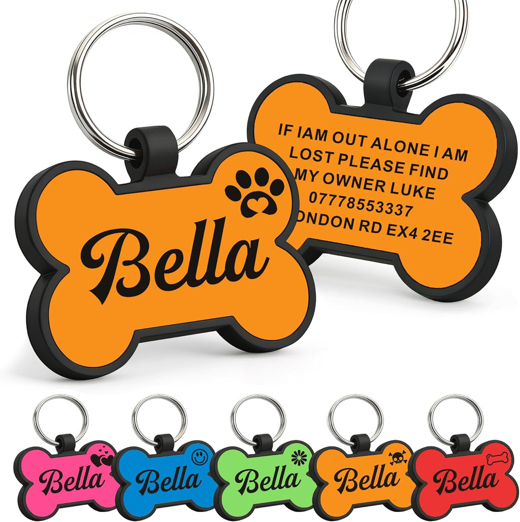 EDSG premium imported silicone pet tag customized for safety