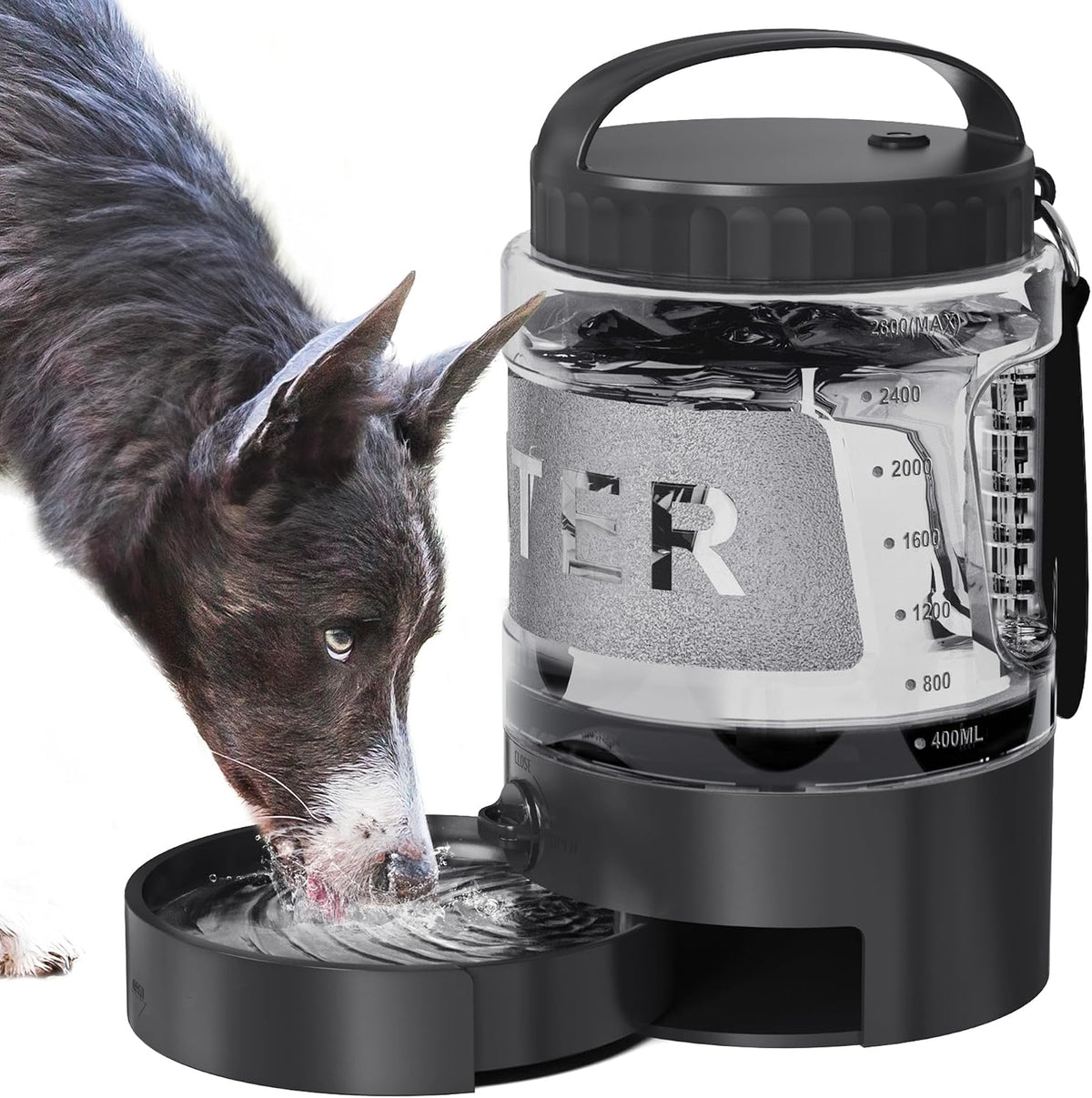 lesotc Portable Dog Travel Water Bottle, 77oz Large Travel Water Bowl for Dogs Camping Hiking Beach Hunting Essentials, Big Pet Bottles Bowl Water Dispenser for On The Go Park Car Walking Accessories - Image 13