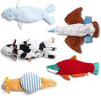 Nocciola Dog Squeaky Toys, 5 PCS Crinkle Plush Dog Toys, No Stuffing Dog Toys for Small Medium Large Dogs, Stuffless Puppy Toys for Boredom - Image 10