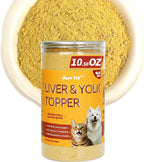 Just Try 4.23 OZ Cat & Dog Food Toppers with Chicken Liver Freeze Dried Egg Yolk for Picky Eaters Iron Support Grain Free High Protein Meal Toppers - Image 13