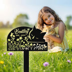 Custom Sleeping Cat Grave Marker Outdoor, Personalized Cat Memorial Grave - Image 5