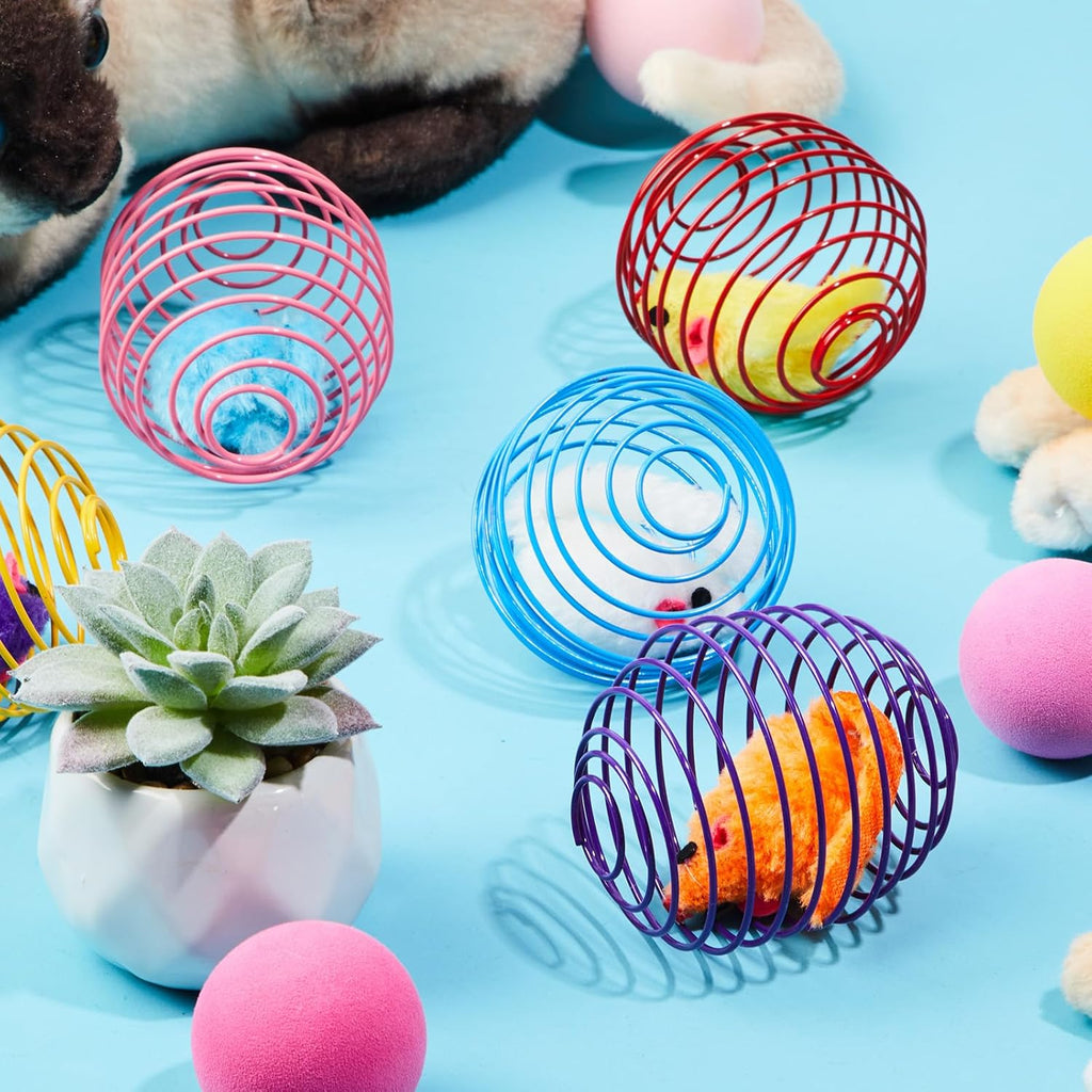 Interactive rolling cat toys for kitten exercise and instinct stimulation