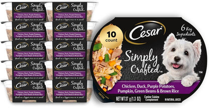 Cesar Simply Crafted Adult Wet Dog Food Toppers for Dry Food, Chicken, 1.3 oz Tubs, 24 Count - Image 13