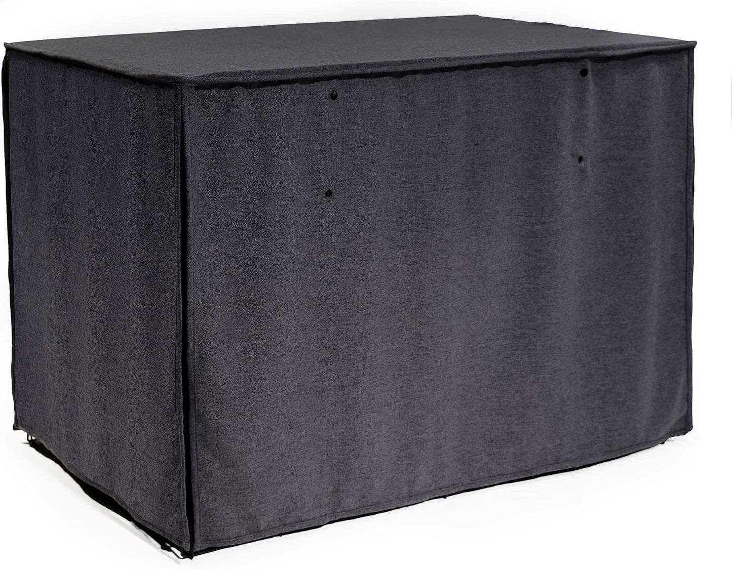 Friends Forever Metal Dog Crate Cover 48 inch w/Light Blocking Protective Curtain, Dog Cage Cover w/Roller Shades, Machine Washable, Trucker Black - Image 9
