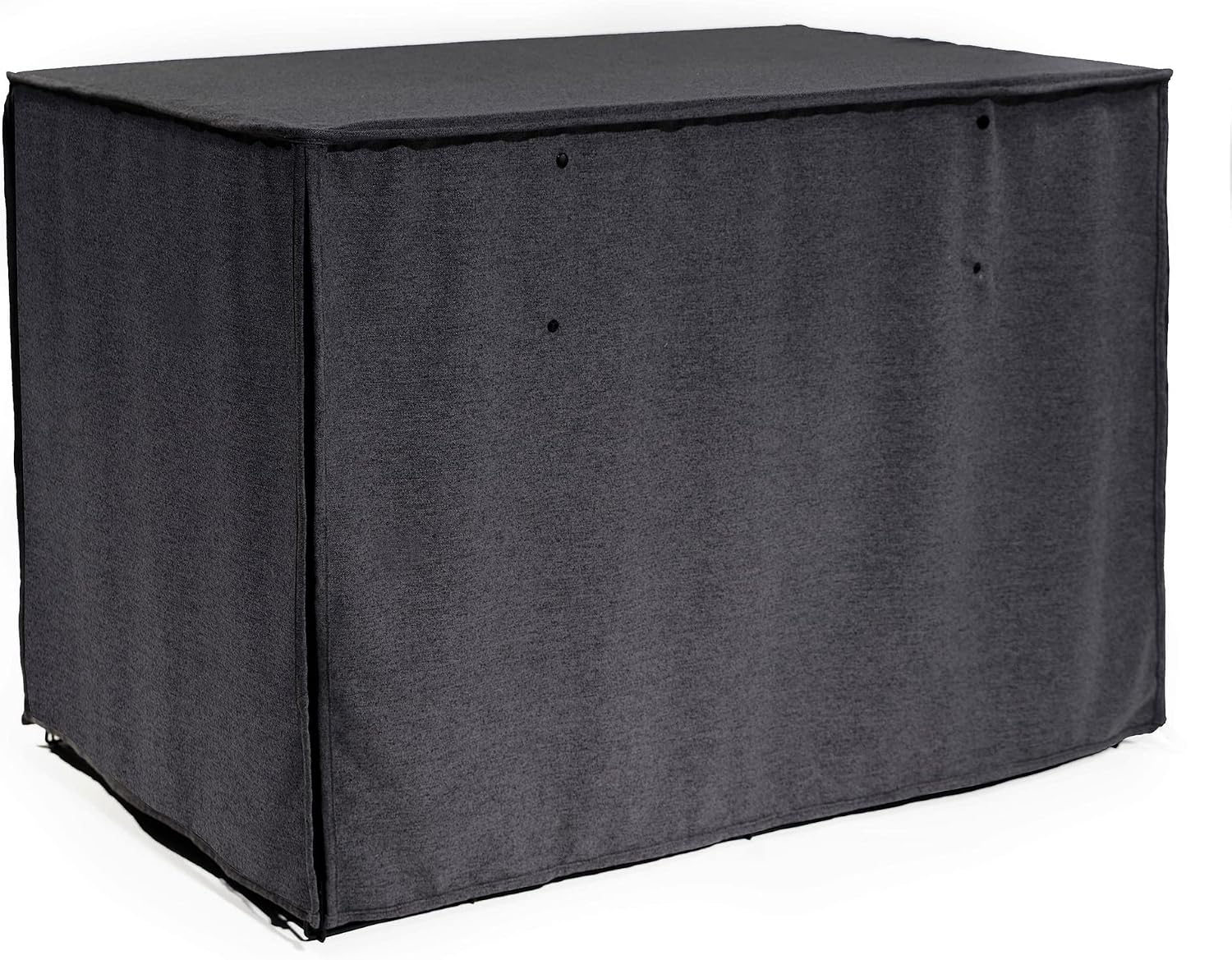 Friends Forever Metal Dog Crate Cover 48 inch w/Light Blocking Protective Curtain, Dog Cage Cover w/Roller Shades, Machine Washable, Trucker Black - Image 9