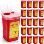 Nuogo 20 Piece Sharps Container front view medical waste bin
