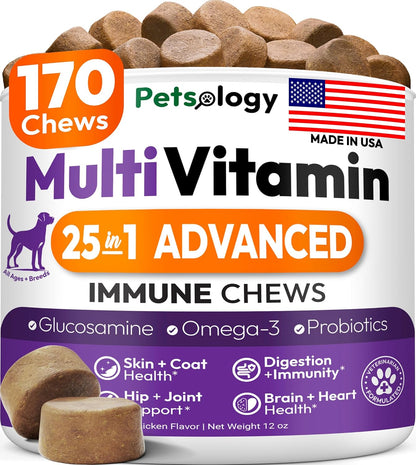 Turkey Tail Mushroom for Dogs - 170 Chews - Lion's Mane - Shiitake - Reishi - Buddy Immune Support Guard - Mushroom Supplement for Dogs Lumps and Bumps Glucosamine, Health Vitamins Multivitamin - Image 10