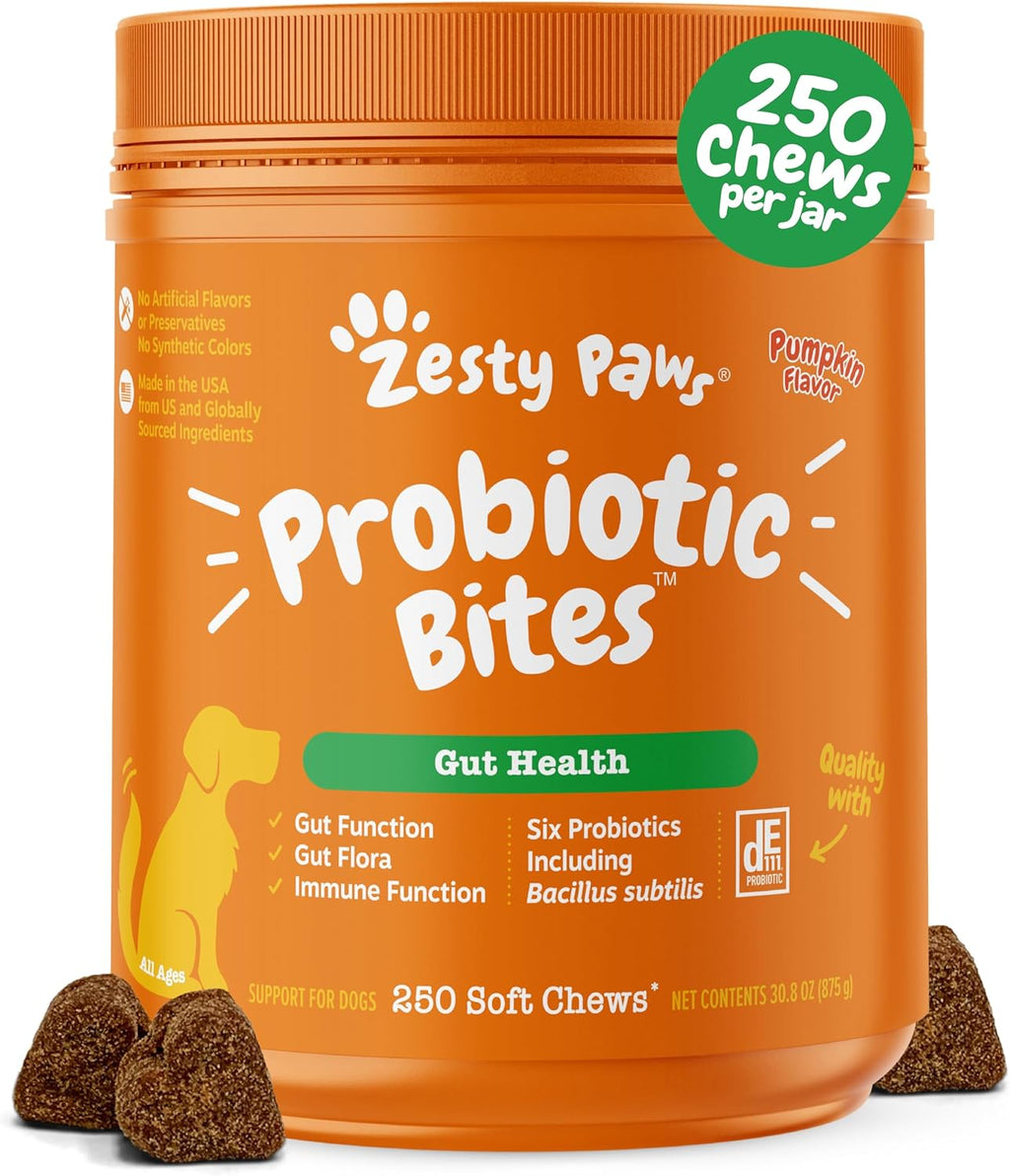 Zesty Paws Probiotic Bites for Cats - Gut Flora & Immune System Support - Cat Supplement with DE111 Bacillus subtilis - Pet Soft Chews with Probiotics & Prebiotics for Digestive Health - 60 Count - Image 10