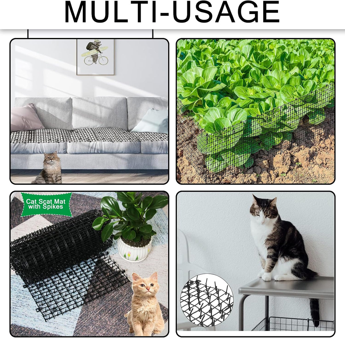 Perfect Laser cat and dog deterrent mat for garden protection