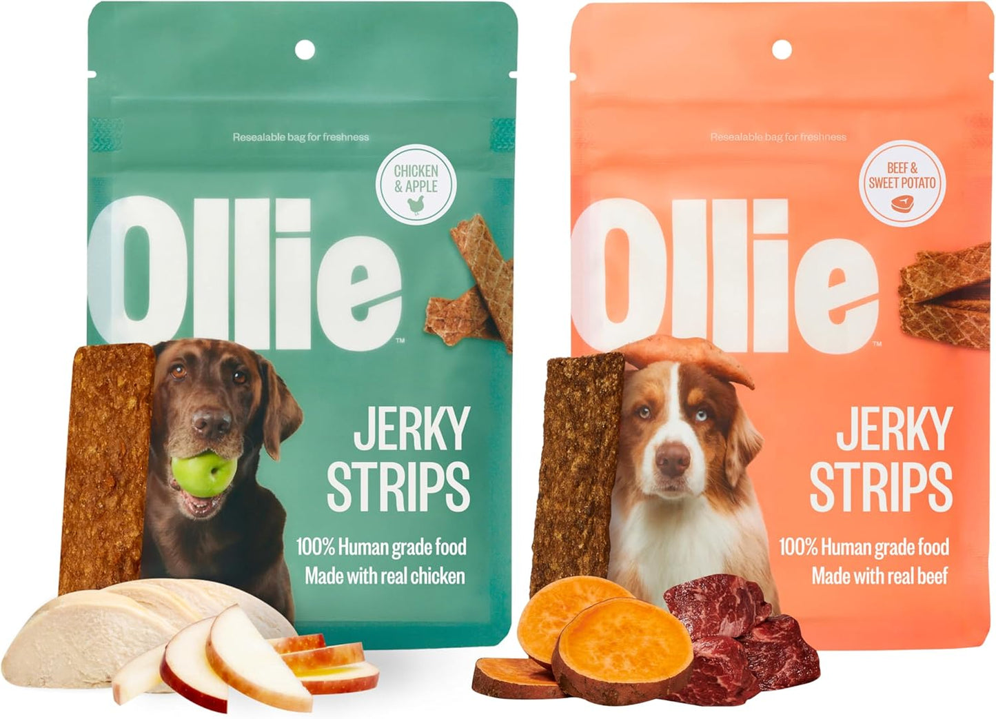 Ollie Beef & Sweet Potato Jerky Dog Treats, 5 oz Pack of 1, All Natural, Healthy Snacks, Made with Real Meat, Human Grade, for Dogs - Image 11