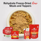 Natural collagen rich grass fed beef liquid meal mixer for picky dogs