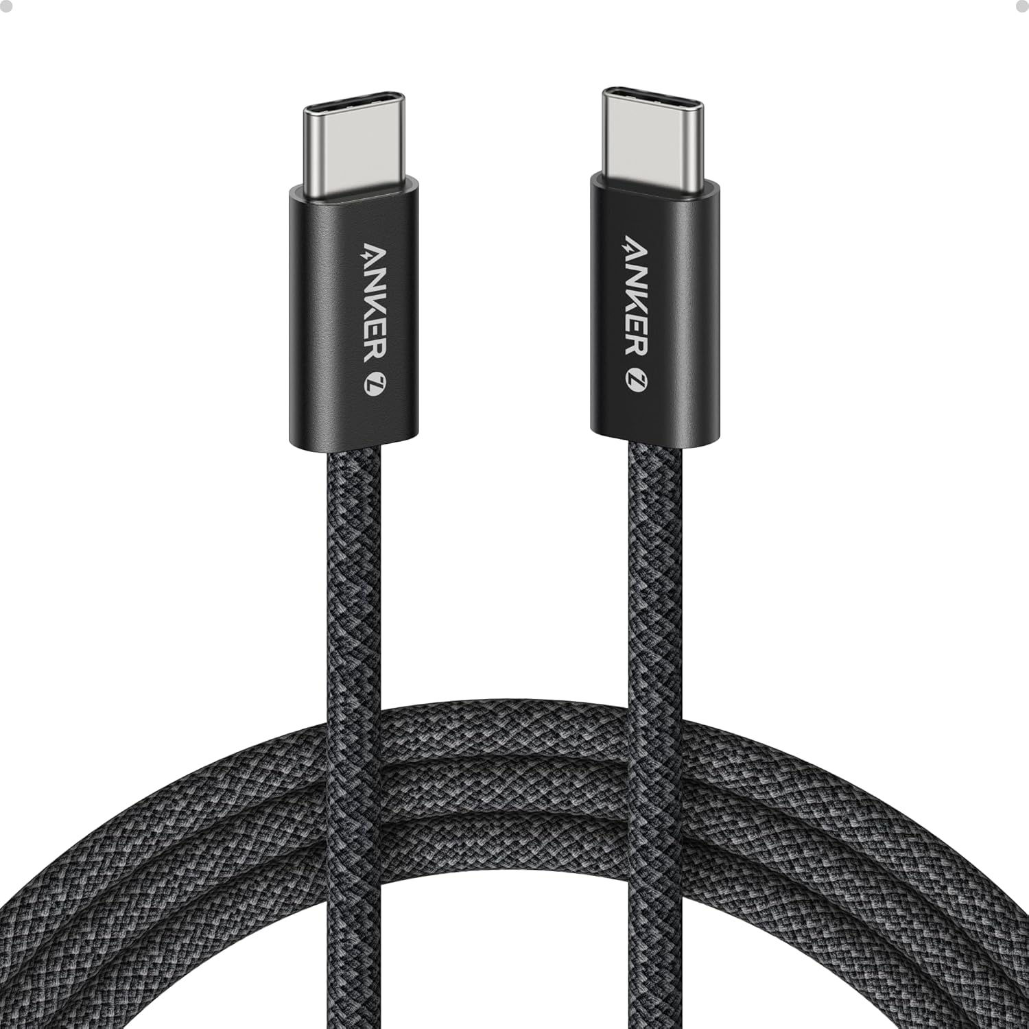 Anker Zolo USB C to USB C Cable, Braided and Dirt-Free Type-C Fast Charging Cable, Slim Connector, for iPhone 17 Series, MacBook (240W) (Pink, 6FT) - Image 9