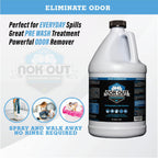 Nok-Out Pet Deodorizer and Cleaning Spray bulk liquid packaging for eliminating cat urine odor