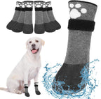 Beautyzoo 6 piece anti slip dog boots front view