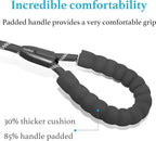 iYoShop reflective dog leash glowing under low-light conditions for night safety