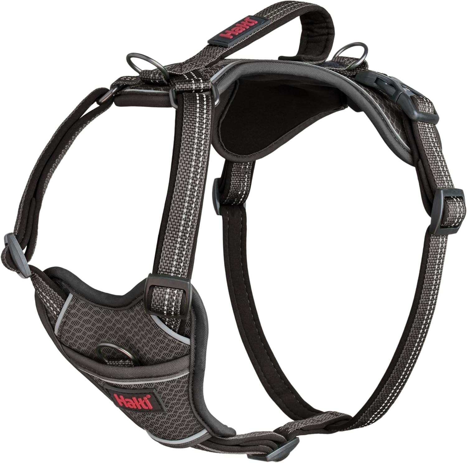 Halti Anatomy Dog Harness with Handle - Padded, Adjustable & Reflective No Pull Dog Harness, 3 Leash Attachment Points Including Front Clip, Suitable for Large Dogs (Size L, Teal) - Image 9