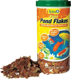Tetra Pond Flakes clear water formula and feeding instructions