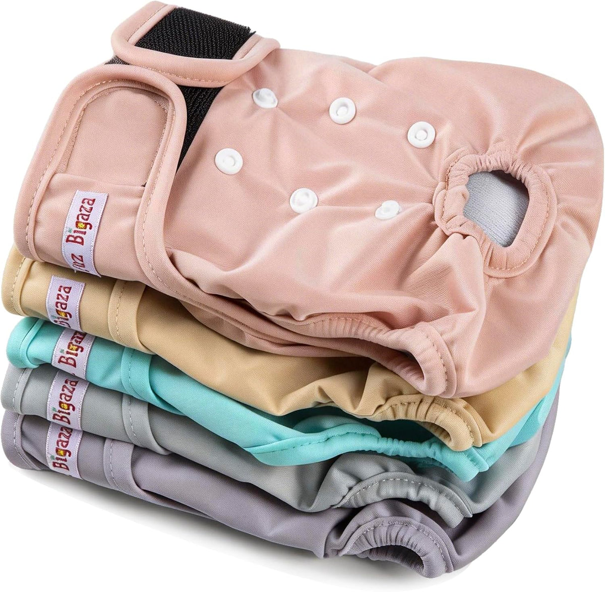 Washable reusable pet diapers pack of five for small medium large dogs