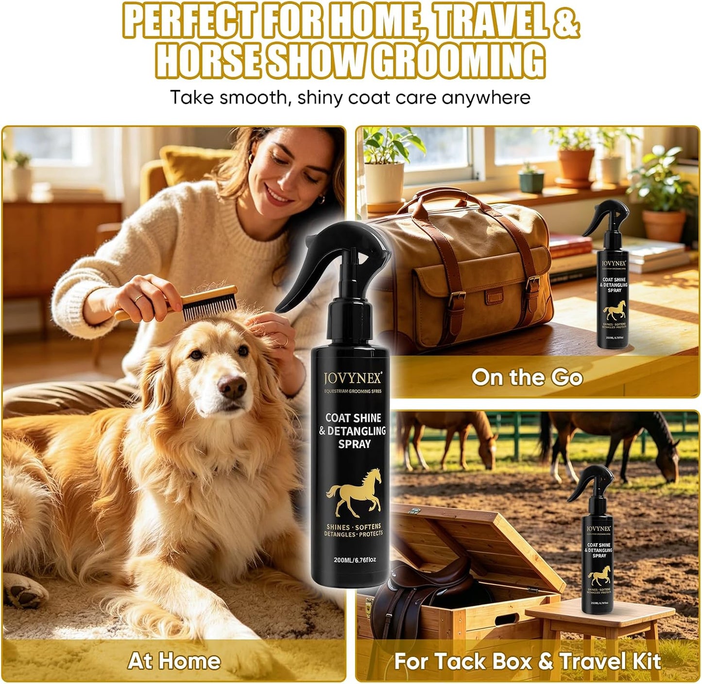 Jovynex dog and horse conditioning spray cap and spray pump mechanism