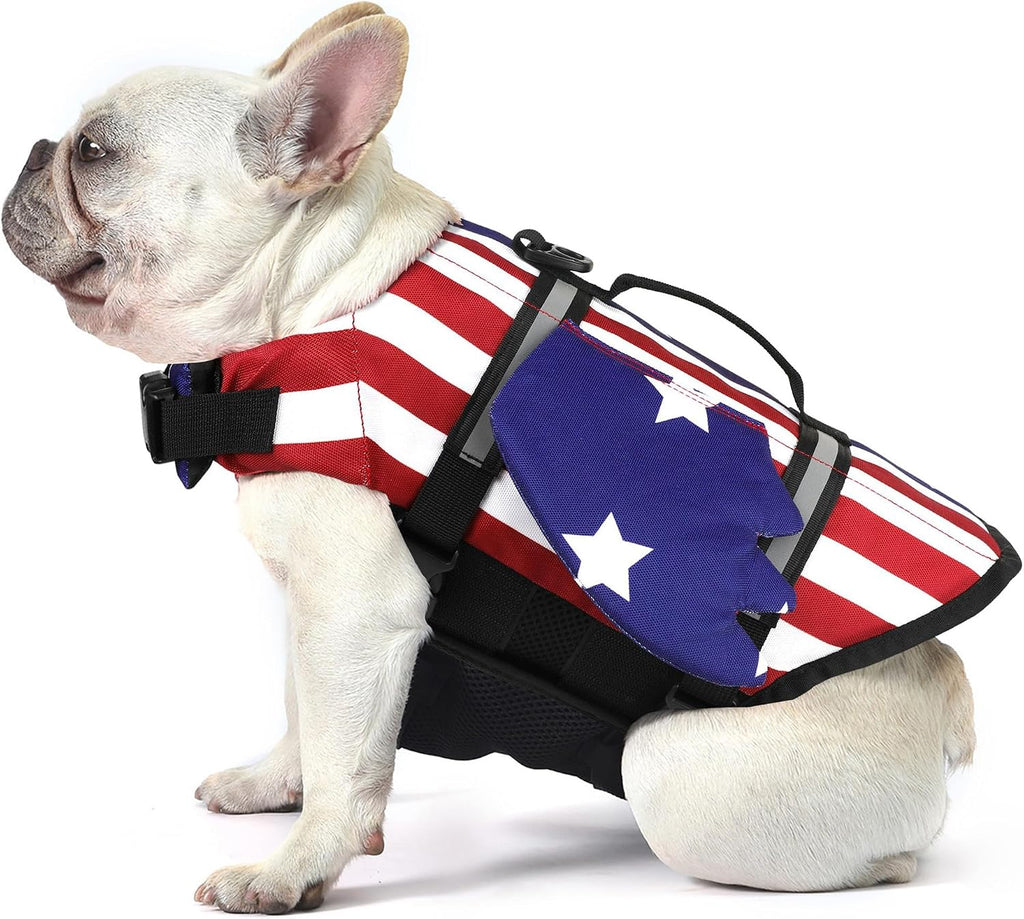 Petglad Dog Life Jacket, Cute Wings Adjustable Dog Life Vest with Chin Float and Handle for Swimming Boating Reflective High Buoyancy Swim Float Vest for Small Medium Large Dogs (Pink, M) - Image 10