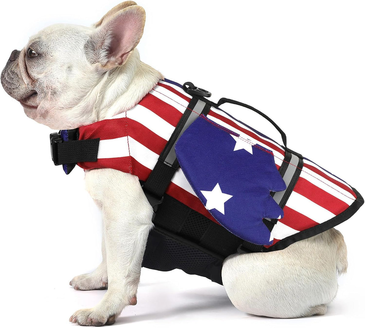 Petglad Dog Life Jacket, Cute Wings Adjustable Dog Life Vest with Chin Float and Handle for Swimming Boating Reflective High Buoyancy Swim Float Vest for Small Medium Large Dogs (Pink, M) - Image 10