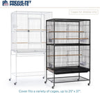 Machine washable label on Prevue Pet Products bird cage cover