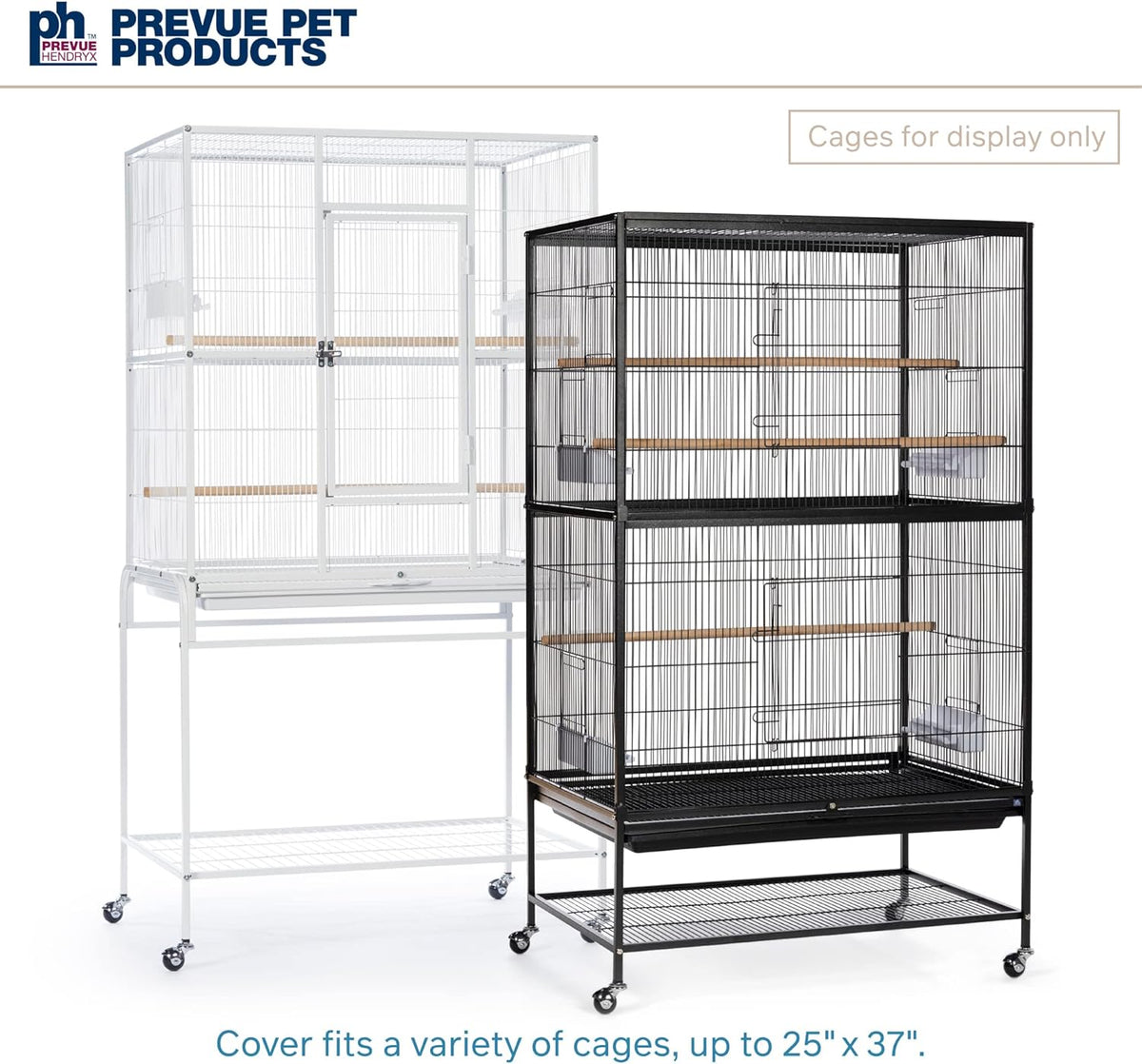 Machine washable label on Prevue Pet Products bird cage cover