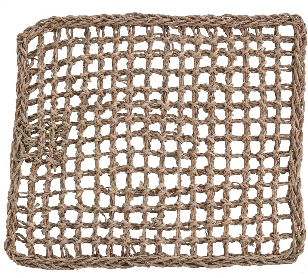 Super Bird Creations SB50008 Seagrass Mat for Cage Decor, Pet Enrichment and Boredom Relief - Versatile Toy-Making Base - Ideal for Parrots - Small to Large Birds & Reptiles - 7"x12" (3 Pack) - Image 9