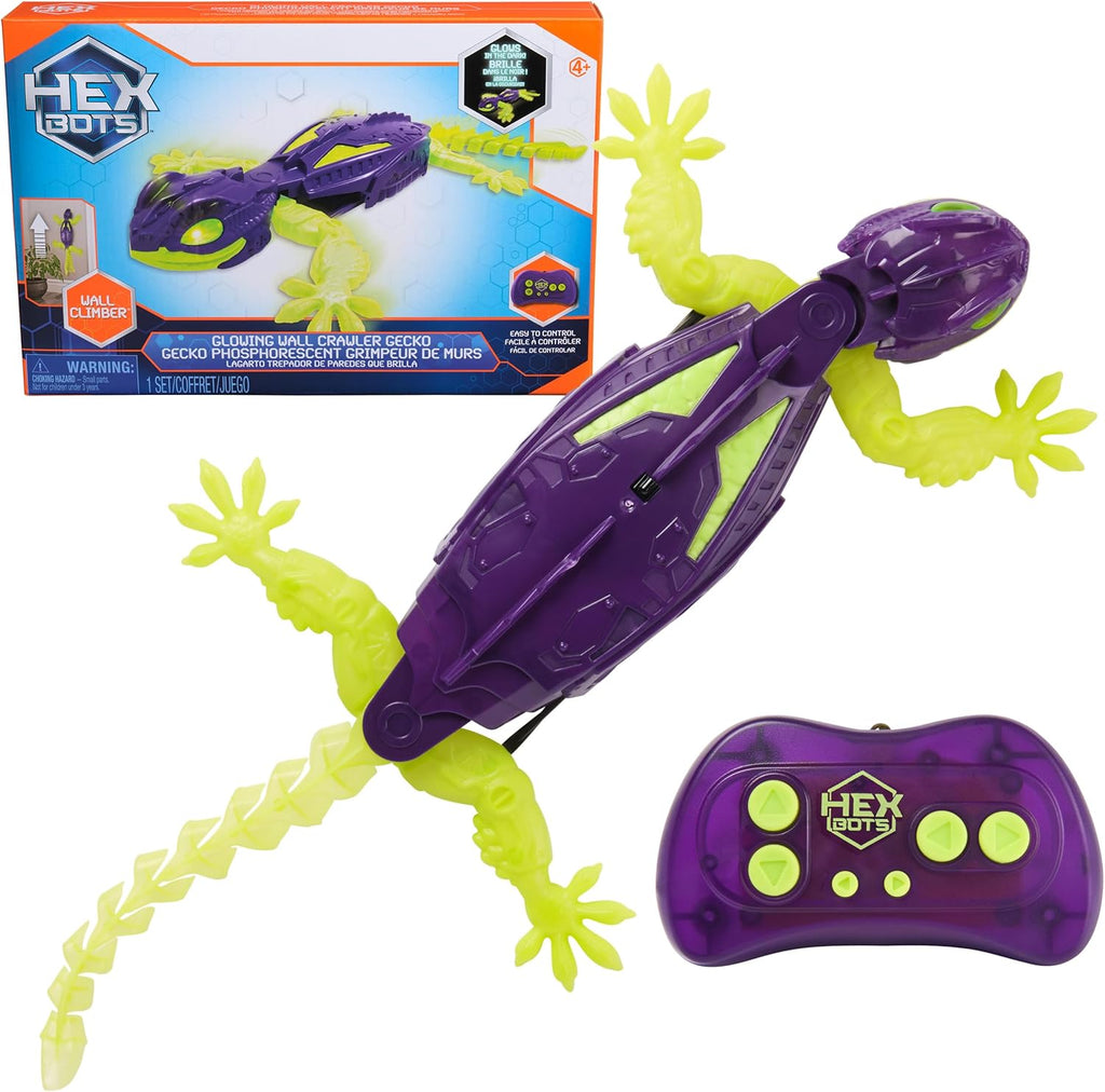 Hex Bots Glow In The Dark Gecko front view