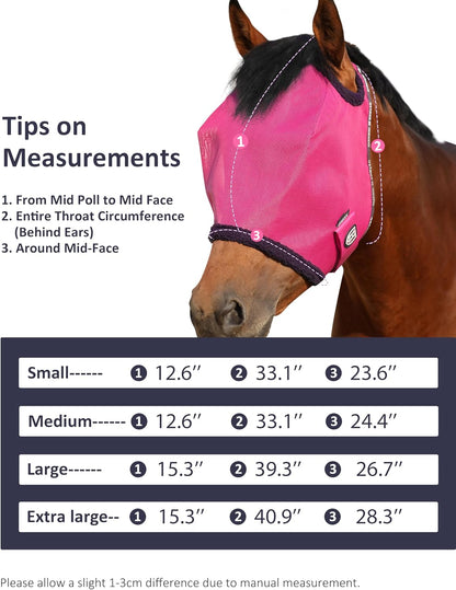 Harrison Howard horse mask forelock opening feature