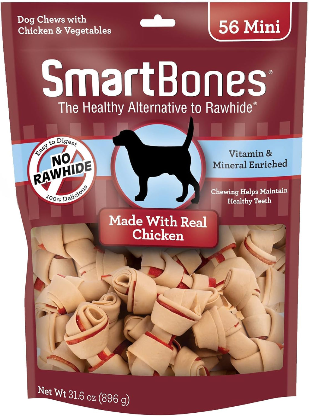 SmartBones Mini Chews With Real Sweet Potato, Rawhide-Free Chews For Dogs, 24 Count - Image 12