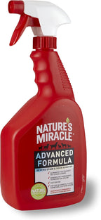 Nature's Miracle pet odor eliminator trigger spray handle close up