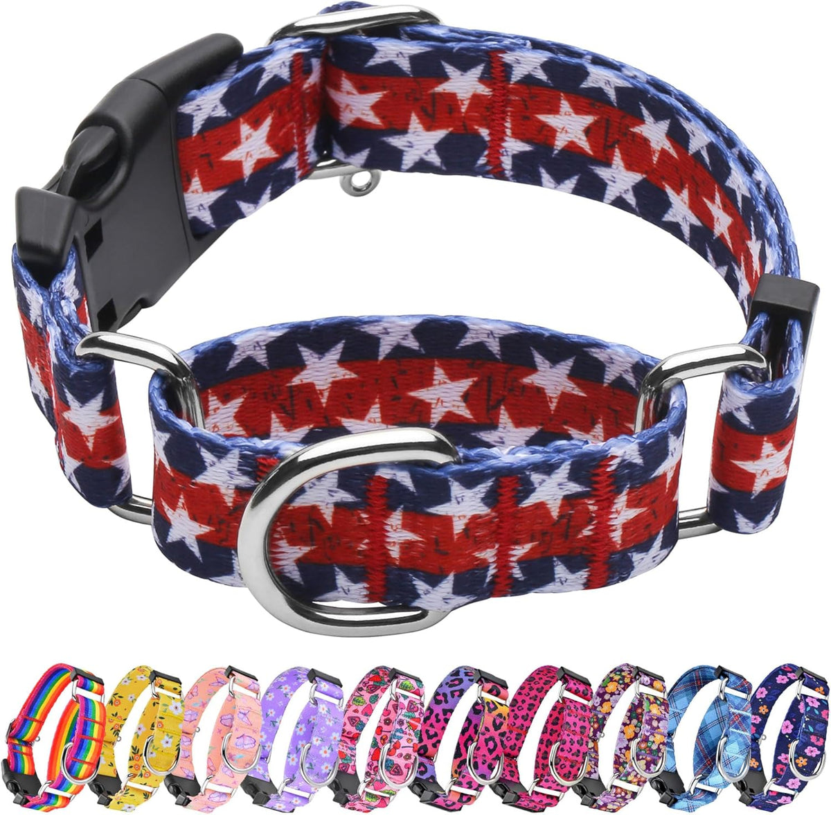 Martingale Collar for Dogs, Adjustable Soft Nylon Dog Collars with Special Design Cute Patterns for Small Medium Large Dog - Image 14