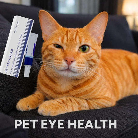 Tpirz multi species eye ointment for dogs cats and horses.
