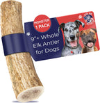Devil Dog Pet Co. Elk Antlers for Dogs, Natural Dog Chew for Aggressive Chewers - Long Lasting and Odor Free - USA Sourced - Cleaner Teeth, Anxiety & Boredom Relief - Whole Medium 5"+ - Antler Bone - Image 10