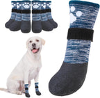 BEAUTYZOO 6 PCS Anti Slip Dog Boots & Paw Protectors for Hot Pavement to Prevent Licking,Waterproof Dog Shoes for Small Medium Large Senior Dogs, Grip Socks Rain Booties for Dogs Paws Outdoor Walking - Image 11