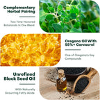 Micro Ingredients Oil Of Oregano supplement facts nutrition label