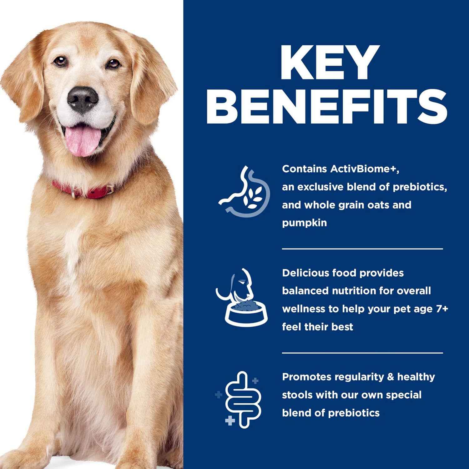 Nutritional information label on Hill's Science Diet dog food
