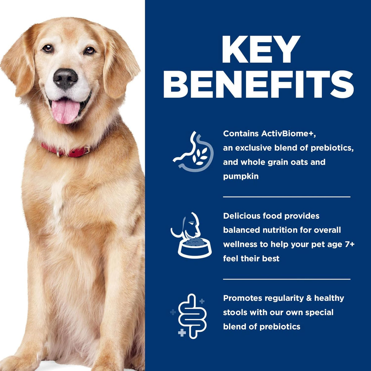 Nutritional information label on Hill's Science Diet dog food