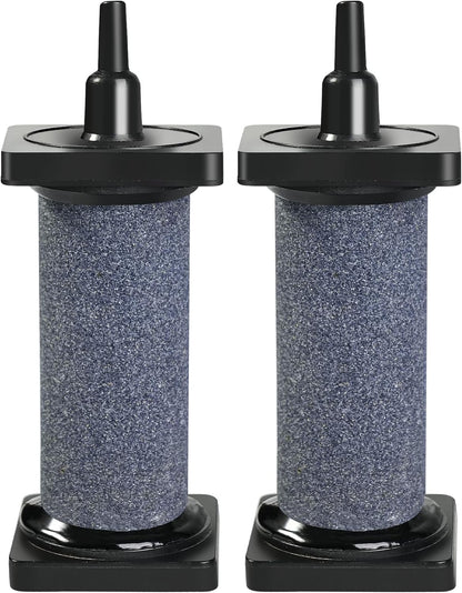 Two pack Aquaneat large 5 inch aeration bubbles stones for domestic aquariums and commercial hydroponics.