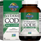 Garden of Life Vitamin Code Raw K Complex front bottle view