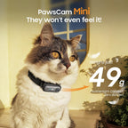 Close up of Pawpawsen 4K pet camera buttons and charging port