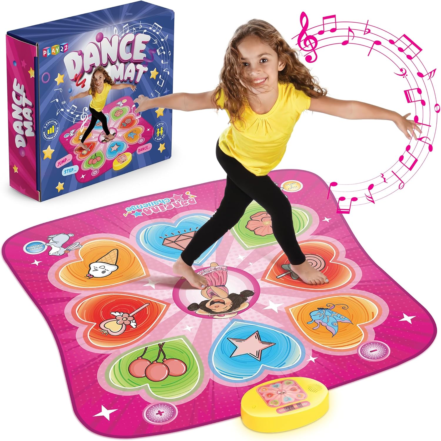 Play22 electronic dance mat for kids front view