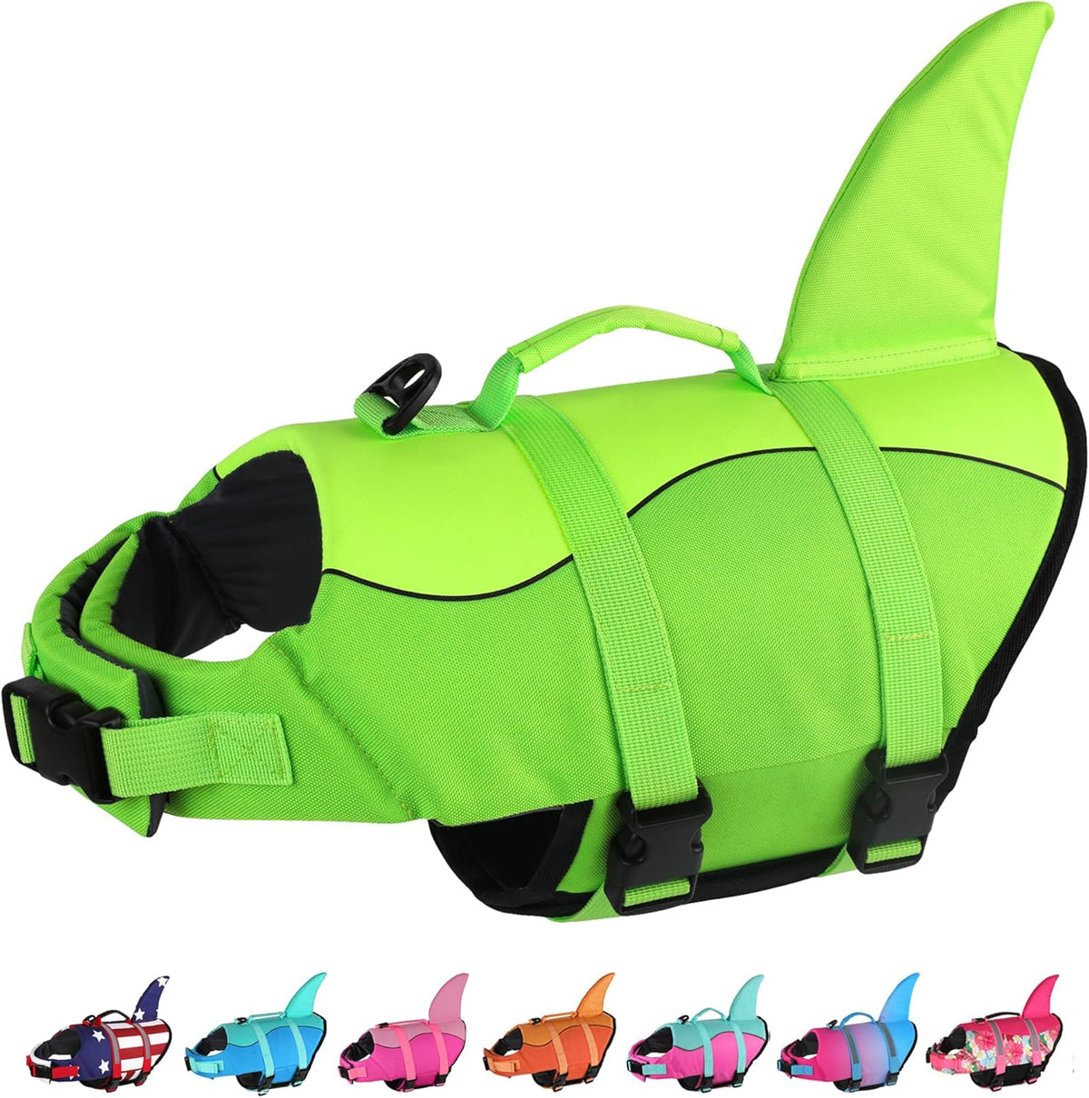 Dogcheer Dog Life Jacket, Cute Shark Dog Life Vest for Swimming Boating with Superior Buoyancy and Rescue Handle, Adjustable Puppy Floating Swim Vest for Small Medium Large Dogs - Pool Blue, XS - Image 15