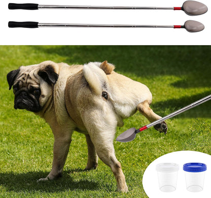Premium dog urine sample catcher tool being prepared for at home wellness testing.