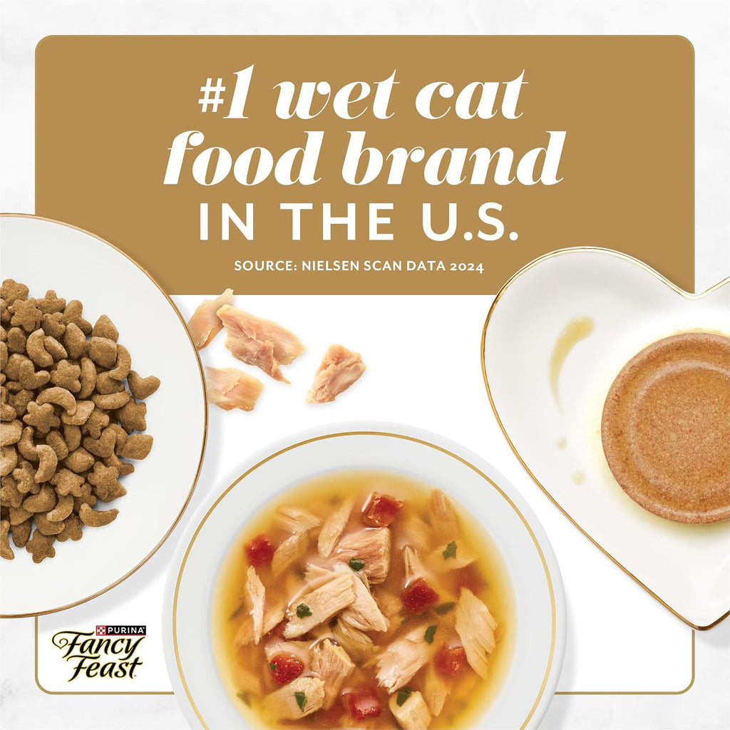 Purina Fancy Feast Petites Seared Salmon Entree With Spinach in Gravy Gourmet Wet Cat Food - (Pack of 12) 2.8 oz. Tubs - Image 10