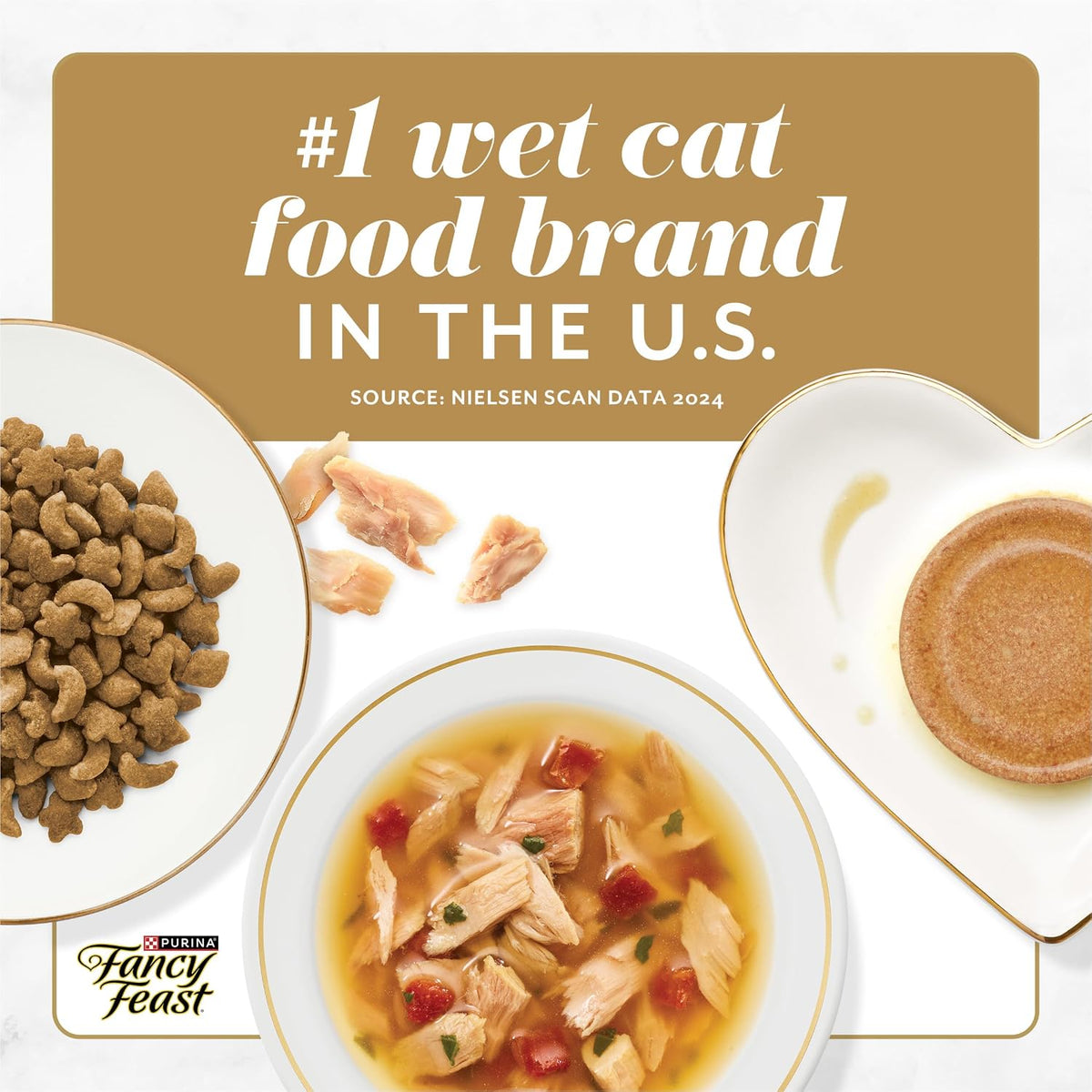 Fancy Feast imported USA pet food product assortment